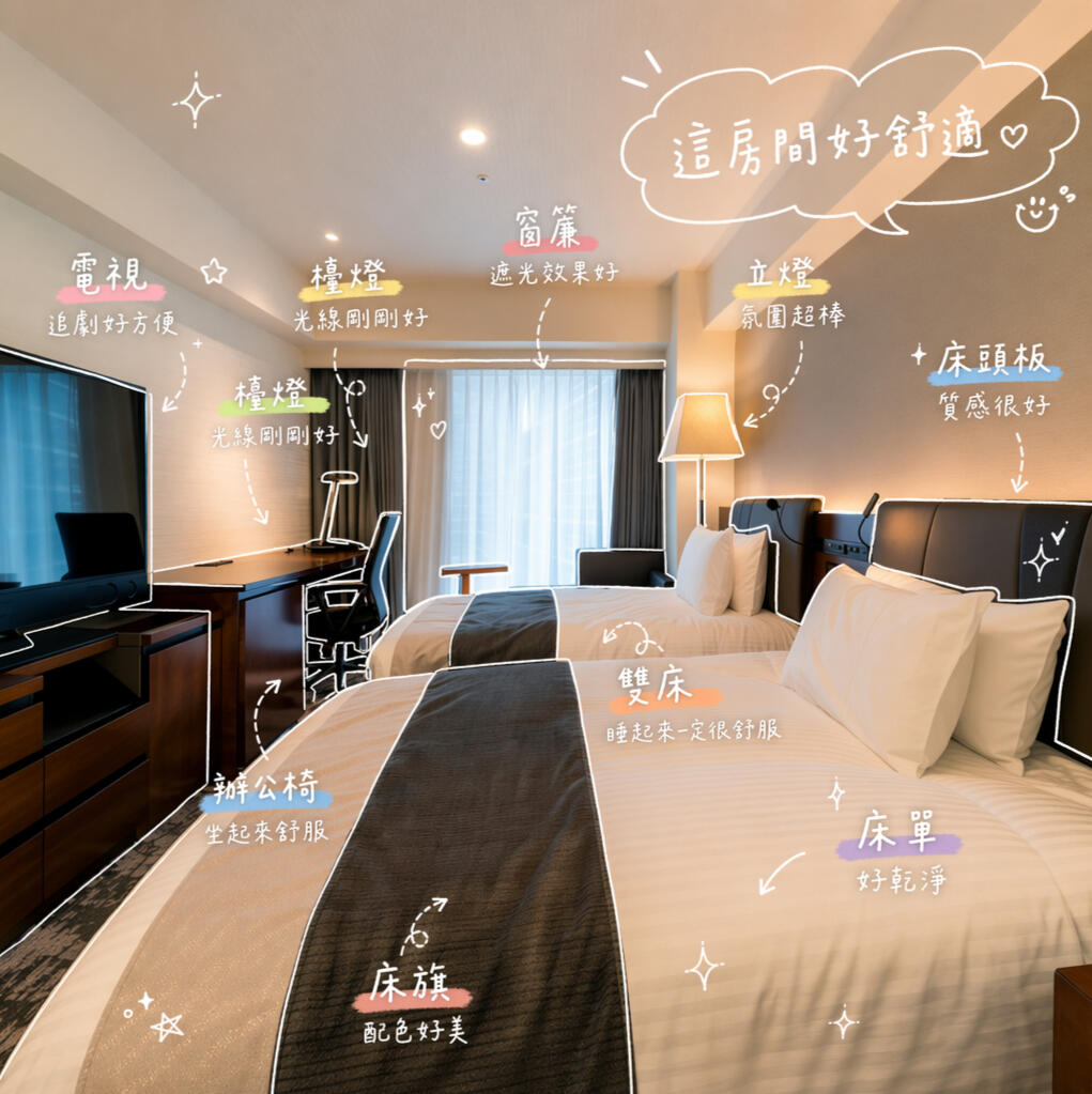 東京新宿住宿推薦 - 西新宿大和ROYNET飯店 Daiwa Roynet Hotel Nishi-Shinjuku，高品質大空間客房，胖胖箱完全攤平無壓力，地鐵站出口電梯直達免扛行李 - Muu 避雷指南